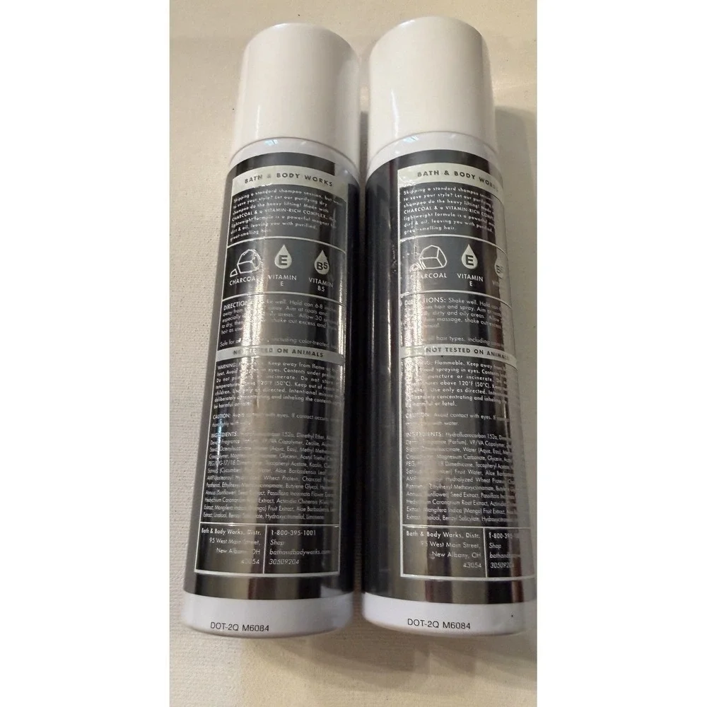 Bath Body Works Dry Shampoo Charcoal 4.1 Oz Set Of 2 Discontinued